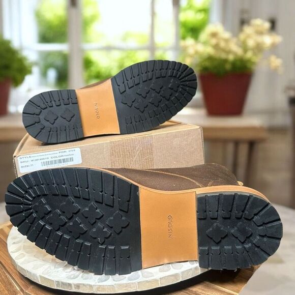 Nisolo $300 All-Weather Martin Andres Boot Waxed Leather Goodyear Welt Mens 11 - Picture 11 of 13